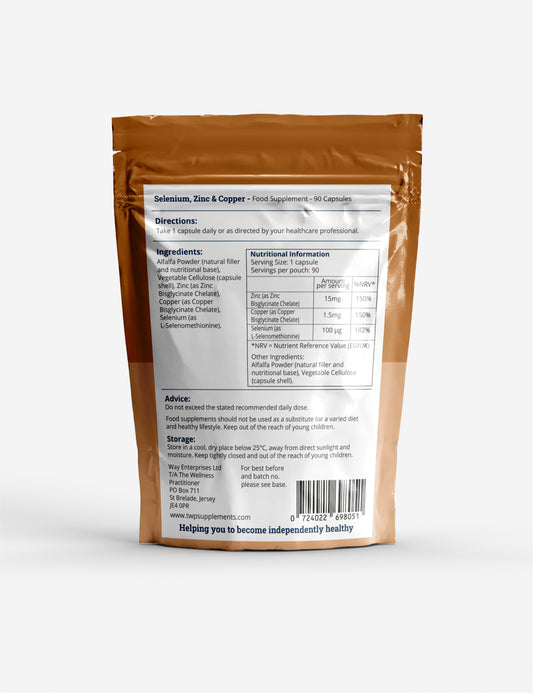 Selenium, Zinc & Copper